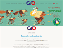 Tablet Screenshot of giroingiroinbicicletta.com